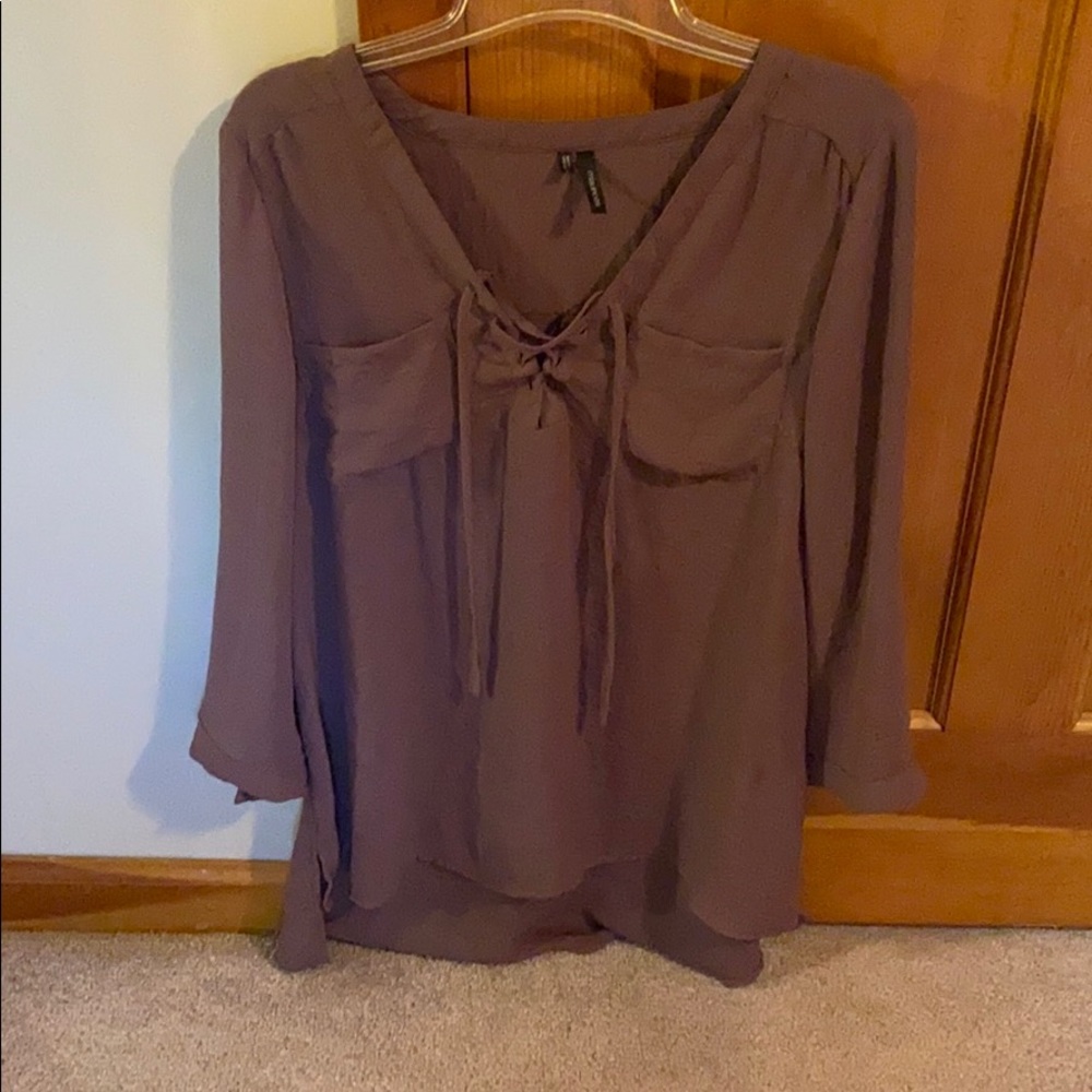 Maurices purple blouse